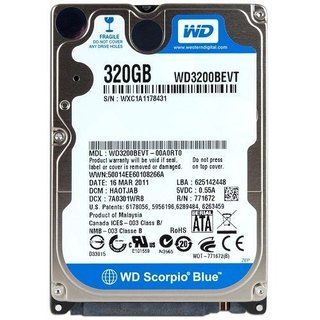 Hdd laptop 2.5 inch 320gb tháo máy