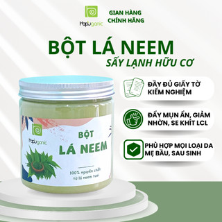 Bột Lá Neem Nguyên Chất Hapuganic Đẩy Mụn Ẩn
