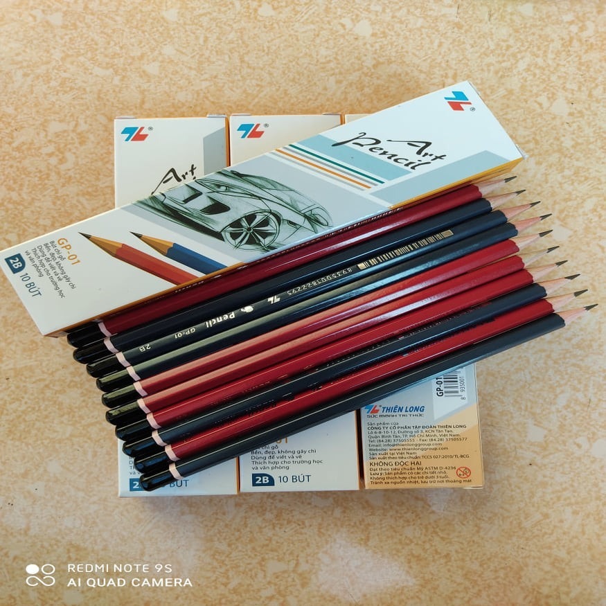 10 Bút Chì Văn Phòng  2B Thiên Long GP-01 .TTLV