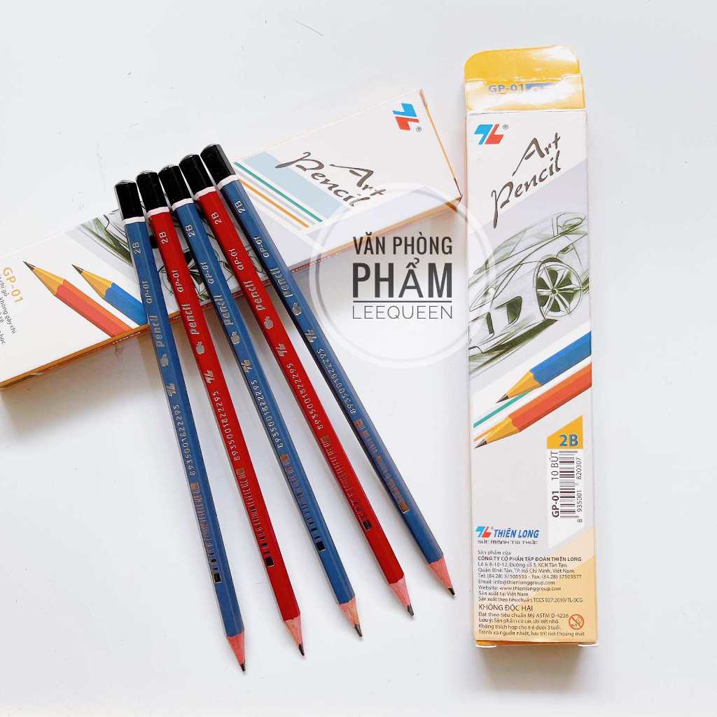 10 Bút Chì Văn Phòng  2B Thiên Long GP-01 .TTLV