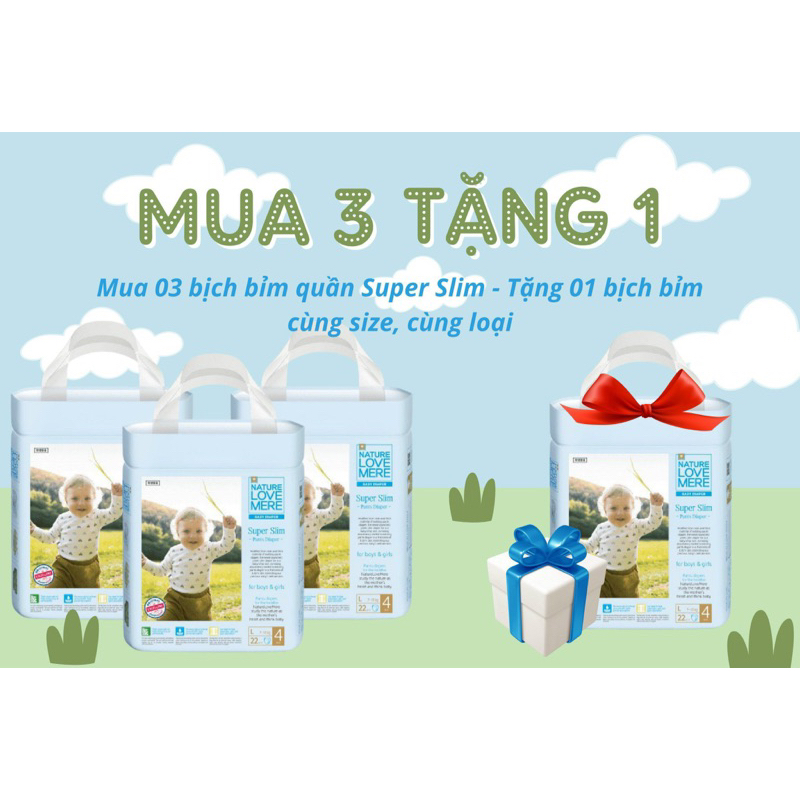 MUA LÀ CÓ QUÀ BỈM NATURE LOVE MERE DÒNG SUPERSLIM NỘI ĐỊA HÀN QUỐC SIÊU