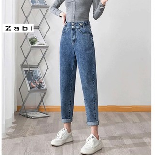 Quần baggy jeans nữ ZABI form rộng 2 bách nhọn QD015 ulzzang phong cách hàn quốc