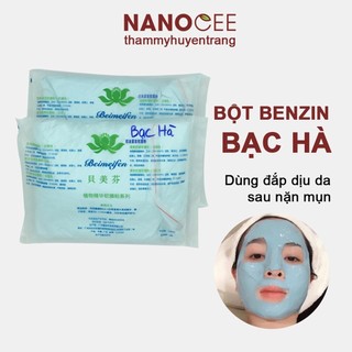 Mặt nạ bạc hà benzin da mụn, kiềm dầu, làm dịu da