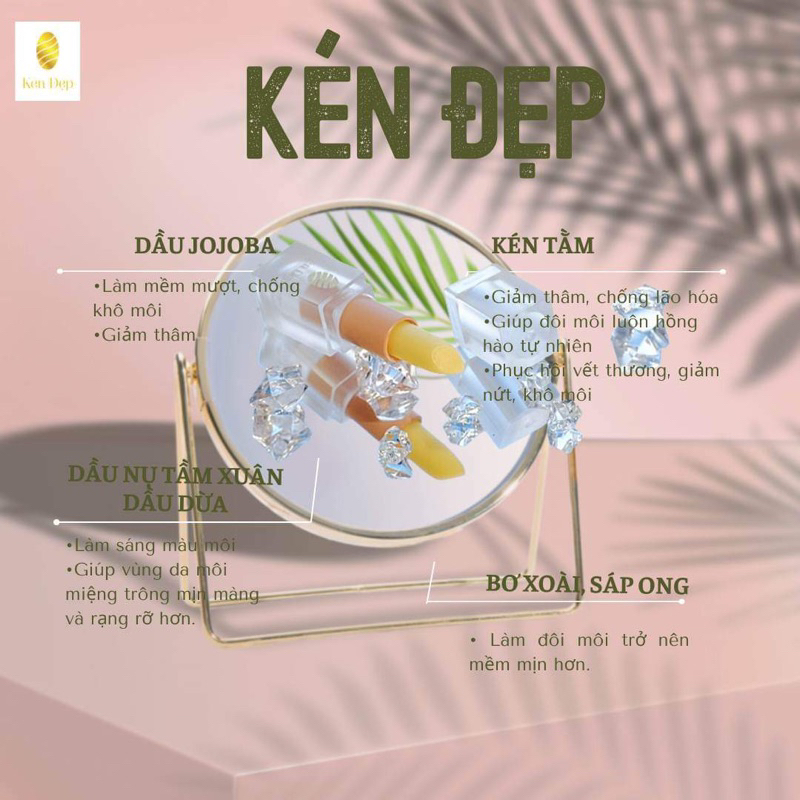 SON DƯỠNG KÉN ĐẸP