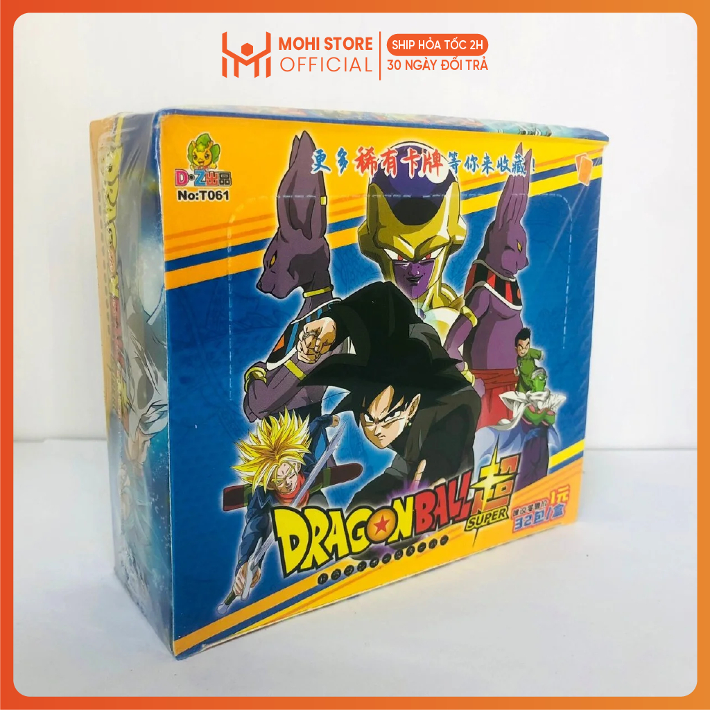 Thẻ nhân phẩm anime, pack anime Dragonball - Cao 13cm - rộng 14cm