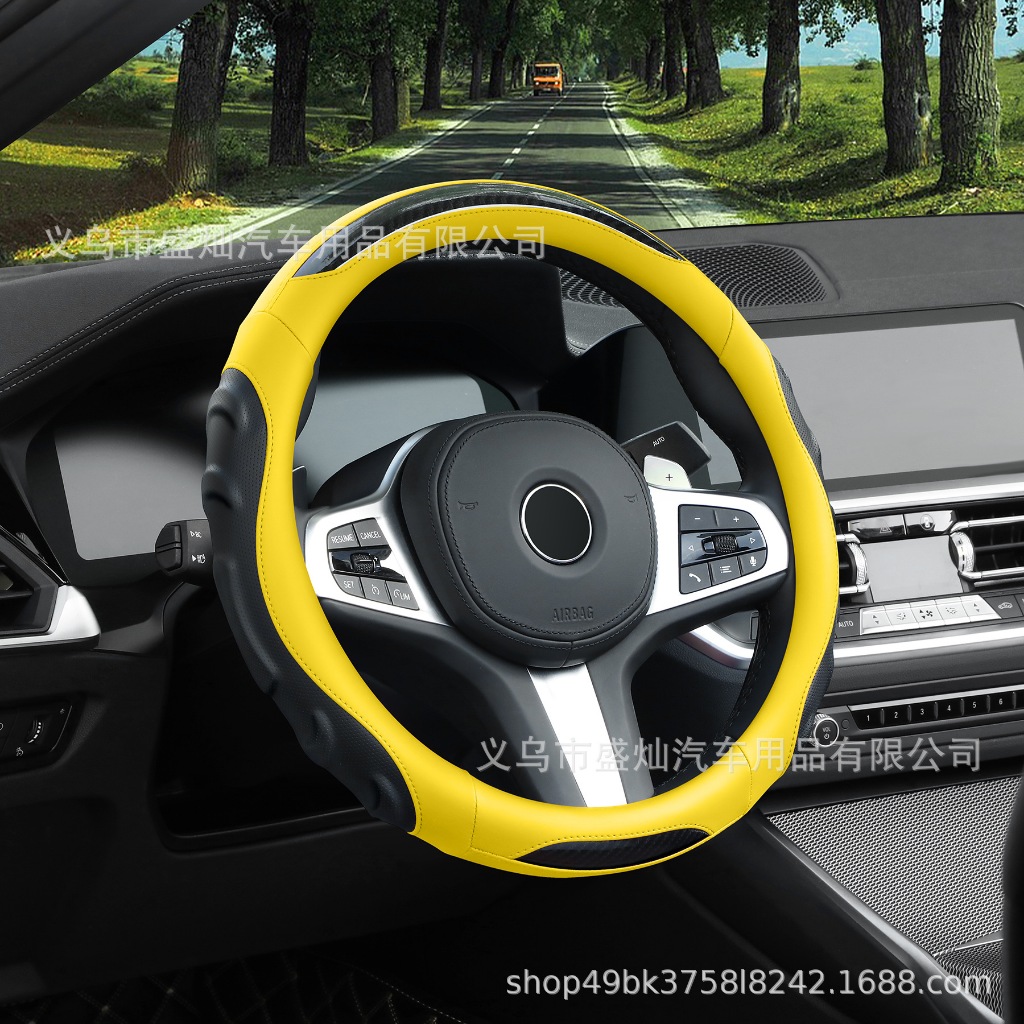 Bọc vô lăng ô tô thể thao phù hợp với xe ô tô 4,5,7 chổ. bọc vô lăng xe hơi, free ship