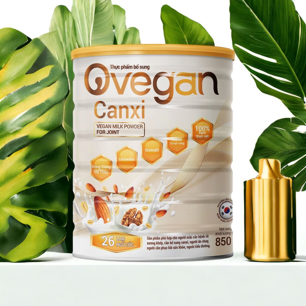 Sữa Ovegan canxi lon 850g - Tốt cho xương khớp