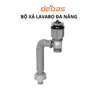 Bộ xả lavabo đa năng thích hợp mọi loại chậu rửa xi phông thoát nước bồn rửa mặt đa năng Debas
