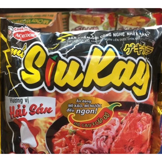 Combo 10 gói mì/ mỳ siukay 128g chuẩn vị mì cay hàn quốc 7 cấp độ