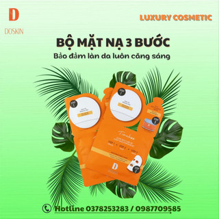 Mặt nạ dưỡng da chống lão hóa Doskin 3 bước