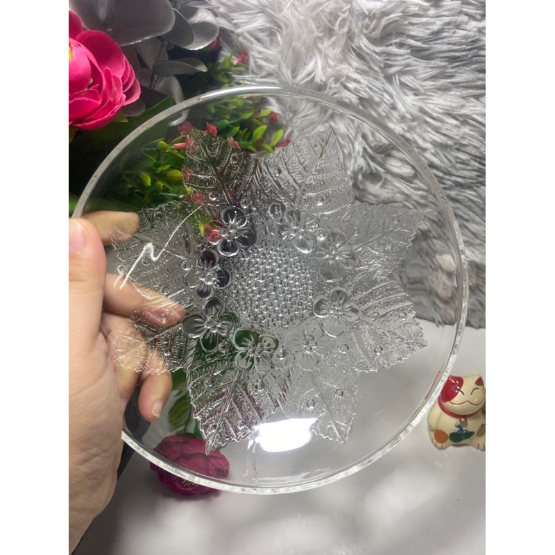 Dĩa thuỷ tinh nhật nhiều mẫu