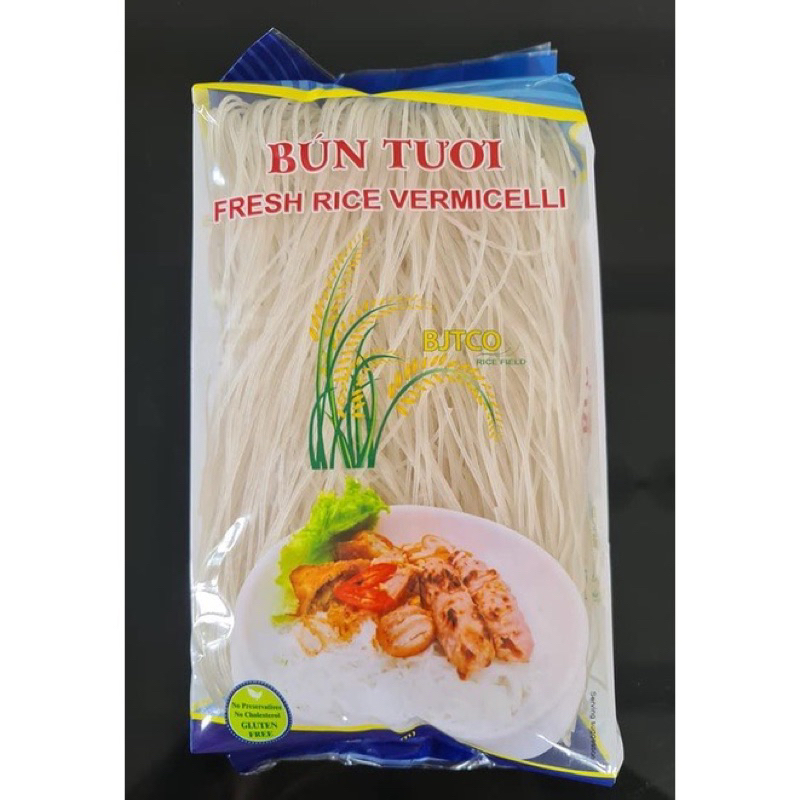 Bún tươi đặc sản Đồng Lúa phù hợp cho người ăn kiêng hỗ trợ giảm cân ít béo Keto Das Eatclean gói 200g date 8/2024