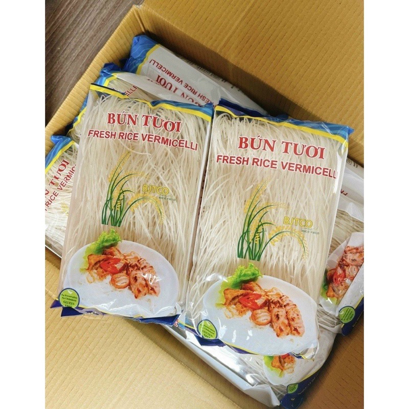 Bún tươi đặc sản Đồng Lúa phù hợp cho người ăn kiêng hỗ trợ giảm cân ít béo Keto Das Eatclean gói 200g date 8/2024