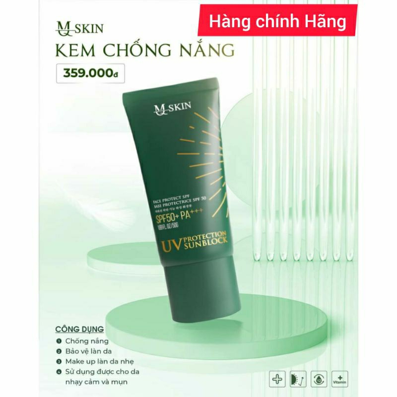 CHỐNG NẮNG MQSKIN 50+