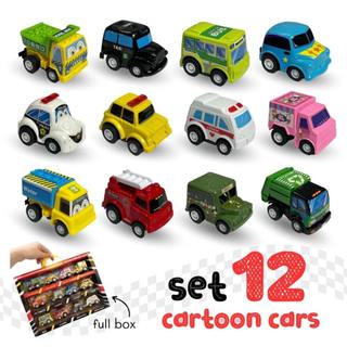 Set 12 ô tô mini chạy bánh đà cho bé mới nhất 2020