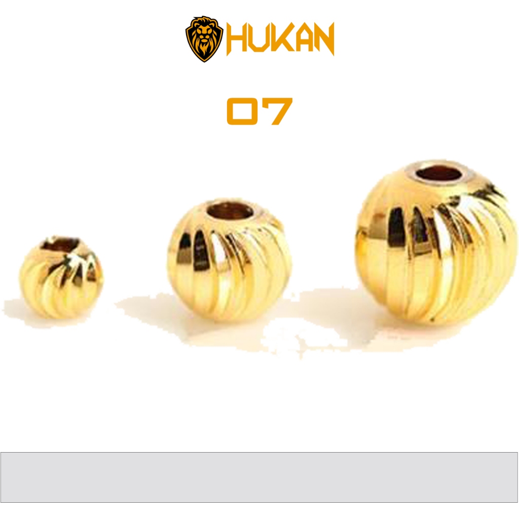 Quà tặng 07 Hạt chuỗi tròn màu vàng