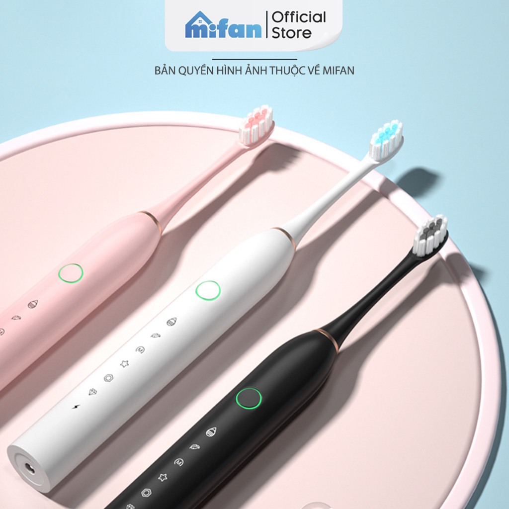 Đầu Bàn Chải Điện Mifan Sonic X2 Model - Máy đánh răng máy sóng âm công nghệ Đức