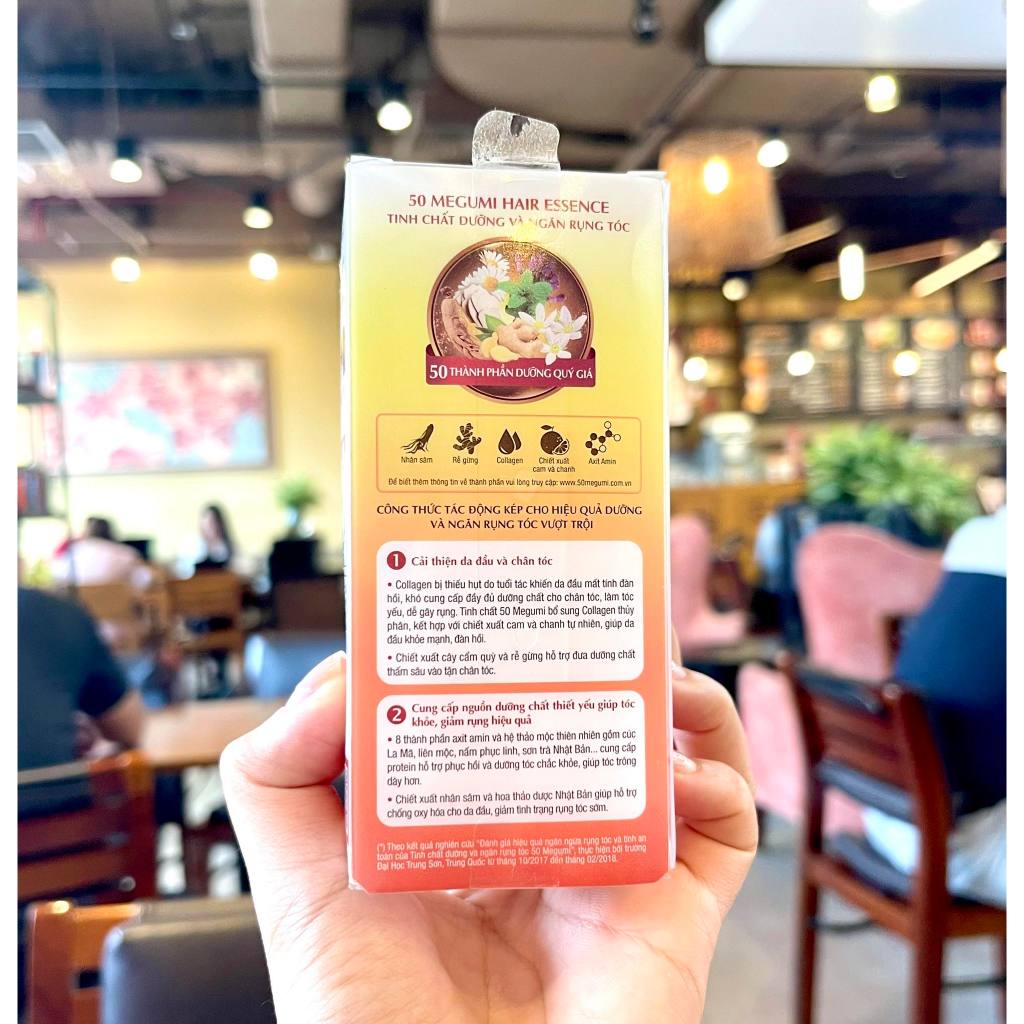 Tinh Chất Dưỡng Và Ngăn Rụng Tóc 50 Megumi Hair Essence 30Ml