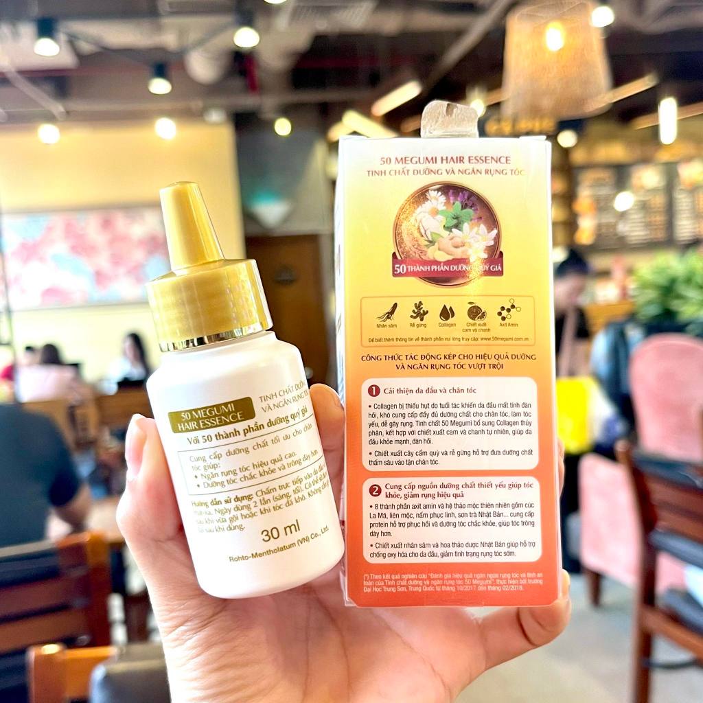 Tinh Chất Dưỡng Và Ngăn Rụng Tóc 50 Megumi Hair Essence 30Ml