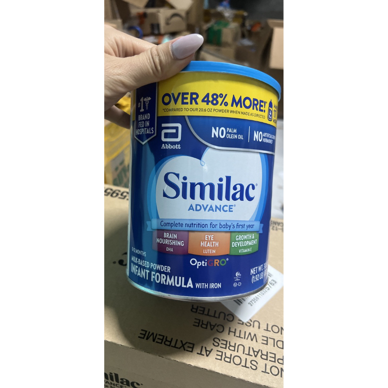 Sữa Similac cho bé từ 0 đến 12 tháng tuổi Similac Advance Infant Formula with Iron 873g