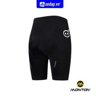 Quần Short Đạp Xe Cho Nữ (Có Đệm Lót) MONTON Skull Monton Women Cycling Shorts