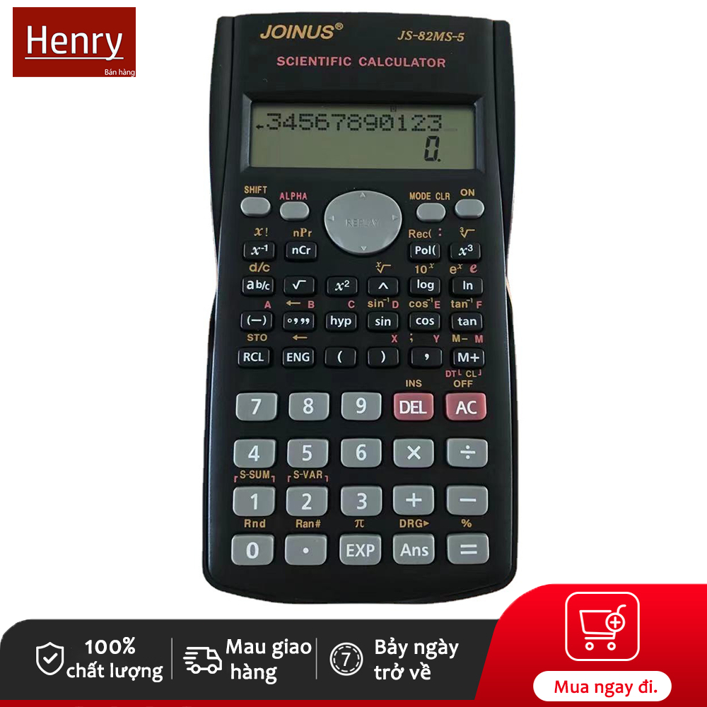 Máy tính kế toán cầm tay cho sinh viên - 82MS-A - Nhỏ gọn và di động