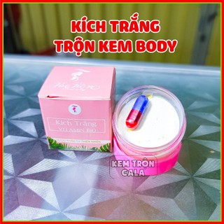 Kem kích trắng Vitamin B10 dùng trực tiếp hoặc trộn kem body kích trắng nhanh
