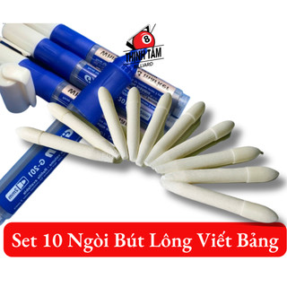 Set 10 ngòi bút lông nhấn ghi bảng bida - chuyên dụng ghi điểm bida