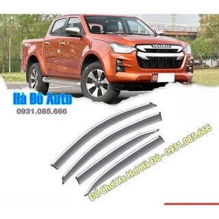 Vè mưa dmax 2021 2022 2023 2024 - viền che mưa isuzu dmax 2021/2024