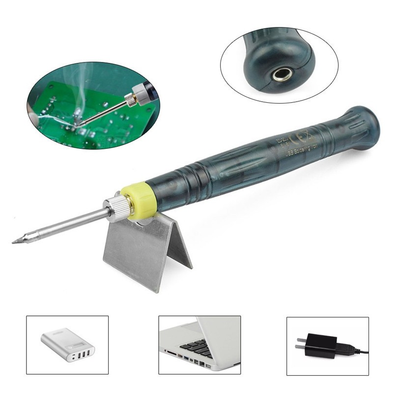 Mỏ Hàn Nhiệt Mini 5V-8W 400°C Dùng Nguồn USB Siêu Tiện Dụng