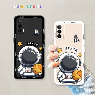 Ốp lưng Oppo Realme V15 5G / Realme X7 Ấn Độ, silicon dẻo nguyên khối, Phi Hành Gia dễ thương