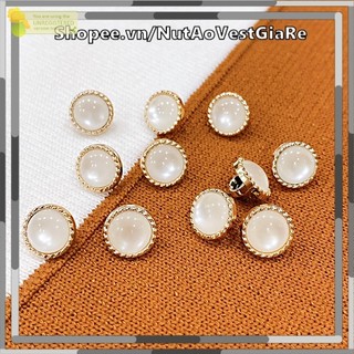 Nút nhựa giả đá cho áo sơ mi size 1.1cm, kiểu dáng dễ thương, giá siêu yêu