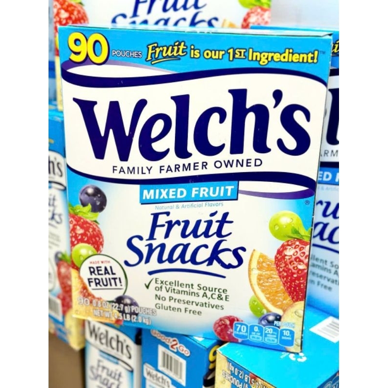 KẸO DẺO WELCH’S thùng 90 gói mẫu mới