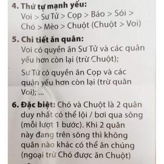 Bộ trò chơi Cờ thú - Trò chơi tuổi thơ