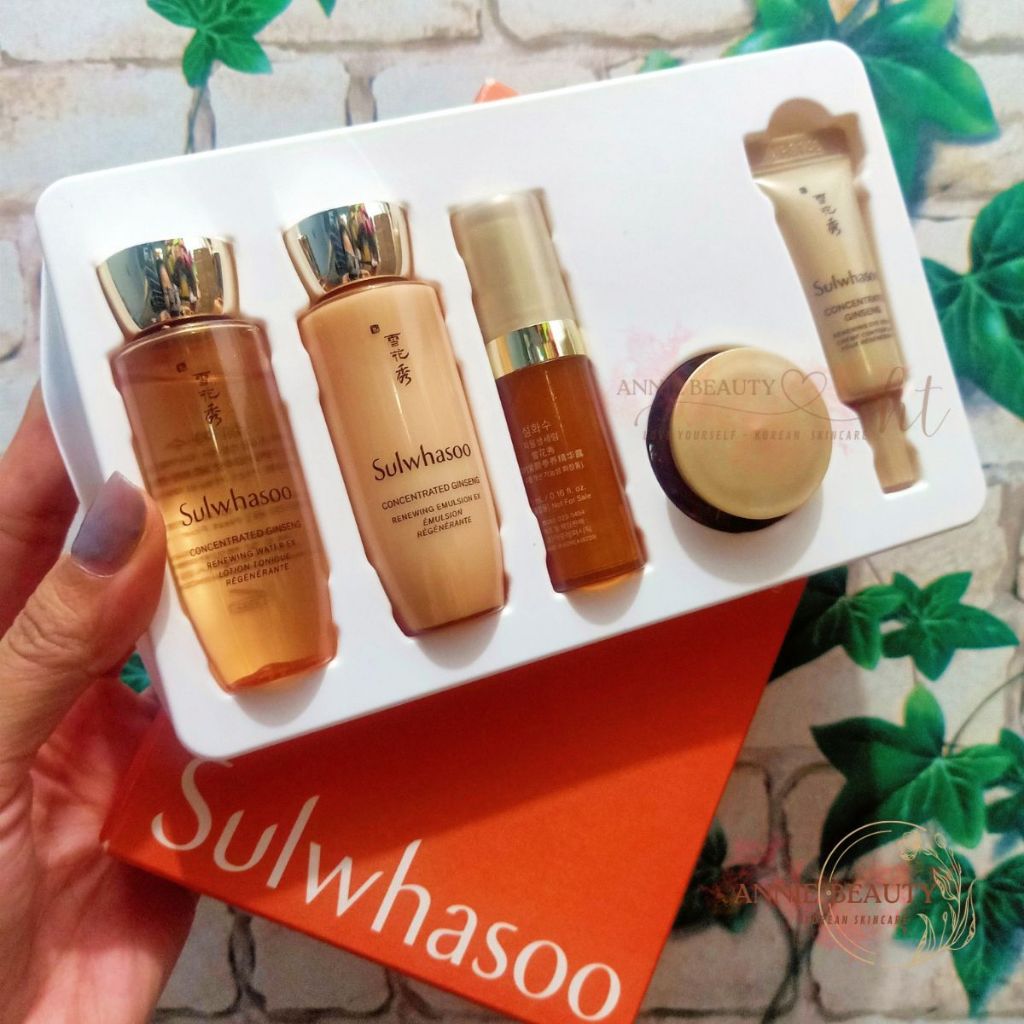 Set dưỡng da nhân sâm Sulwhasoo mini trẻ hóa làn da, tái tạo phục hồi da với sức mạnh từ nhân sâm quý giá