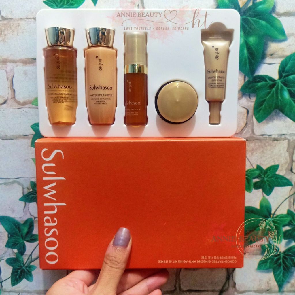 Set dưỡng da nhân sâm Sulwhasoo mini trẻ hóa làn da, tái tạo phục hồi da với sức mạnh từ nhân sâm quý giá