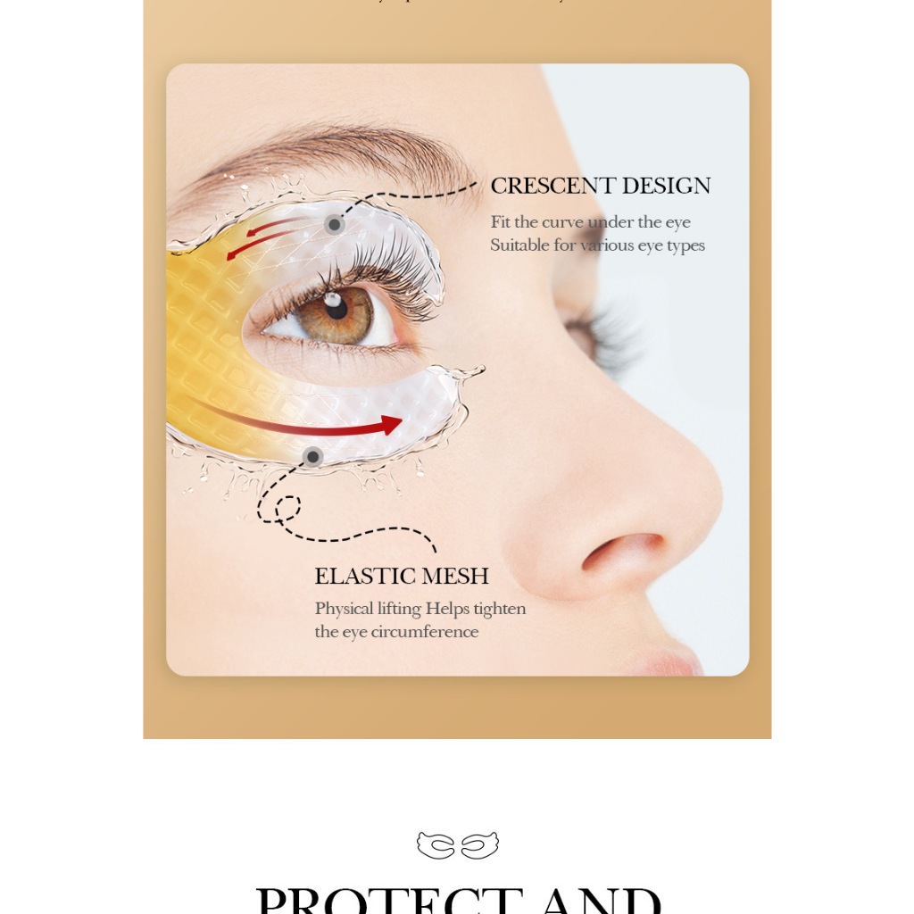 Mặt nạ mắt pha lê Sadoer cho đôi mắt tỏa sáng, dưỡng da mắt săn chắc, cải thiện bọng mắt, tâm mắt, nếp nhăn