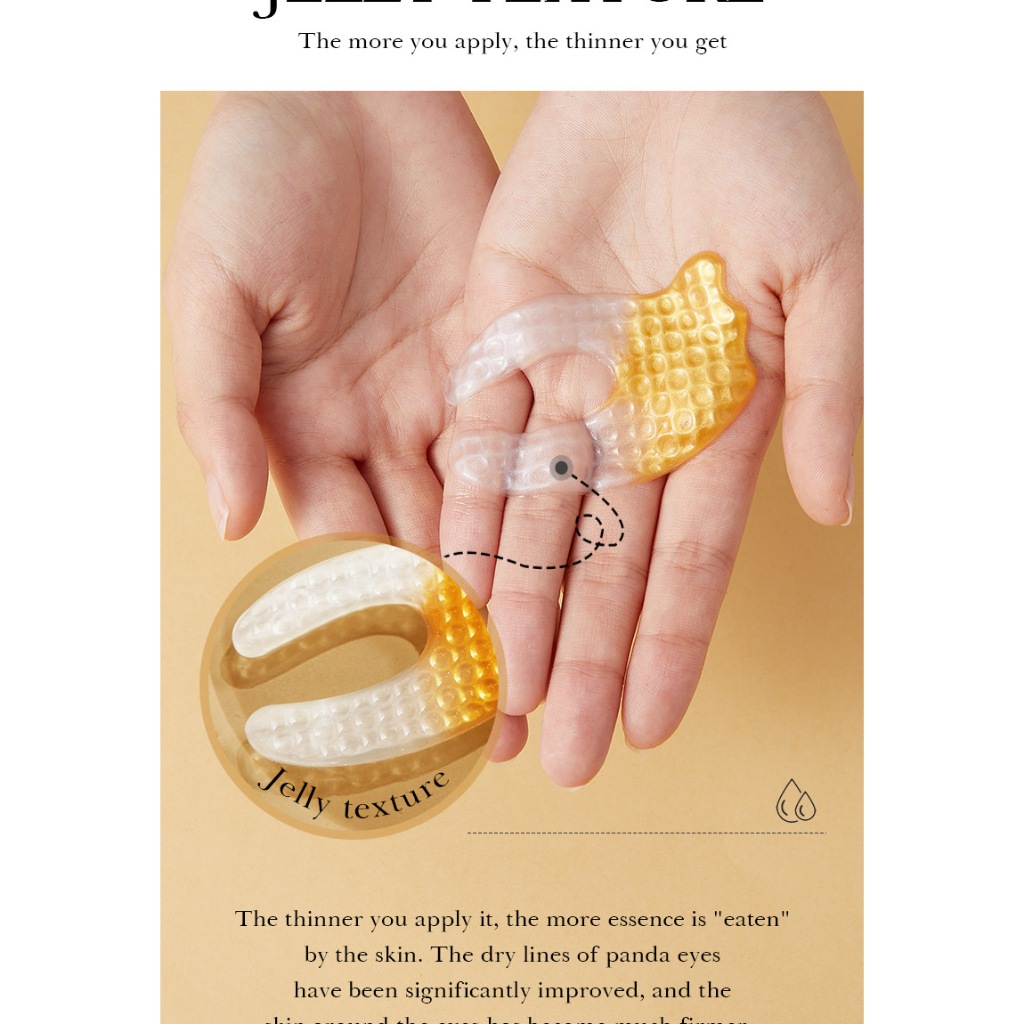 Mặt nạ mắt pha lê Sadoer cho đôi mắt tỏa sáng, dưỡng da mắt săn chắc, cải thiện bọng mắt, tâm mắt, nếp nhăn