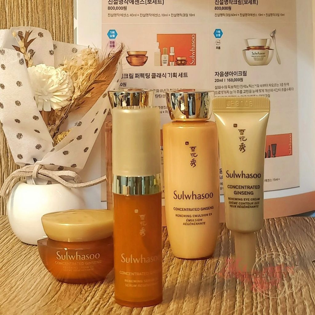Set dưỡng da nhân sâm Sulwhasoo mini trẻ hóa làn da, tái tạo phục hồi da với sức mạnh từ nhân sâm quý giá