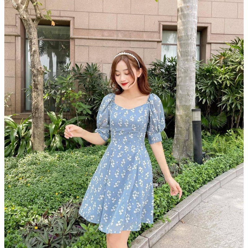 Đầm voan hoa Elly clothing
