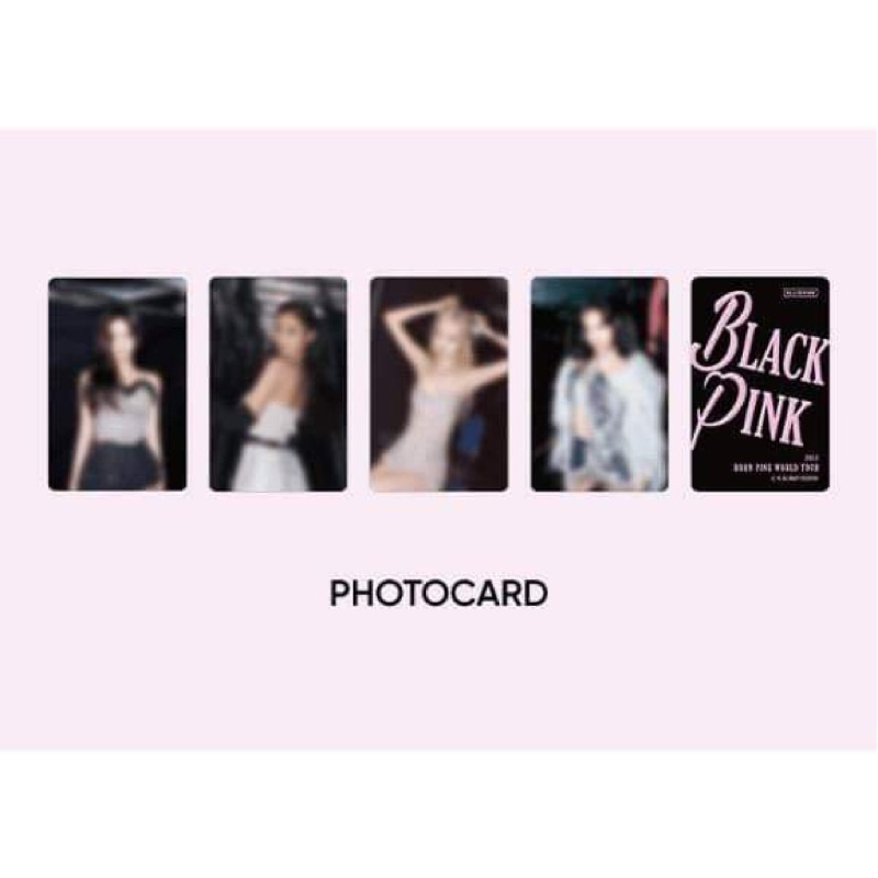 (CHÍNH HÃNG NGUYÊN SEAL) SET FILM BLACKPINK STICKER PHOTOCAD CONCERT
