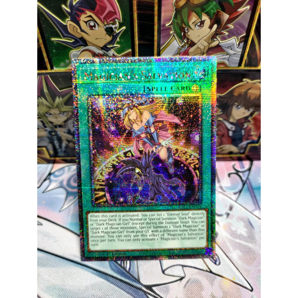 Thẻ bài Magician's Salvation - RA01-EN068 - Quarter Century, Platinum, Ultimate