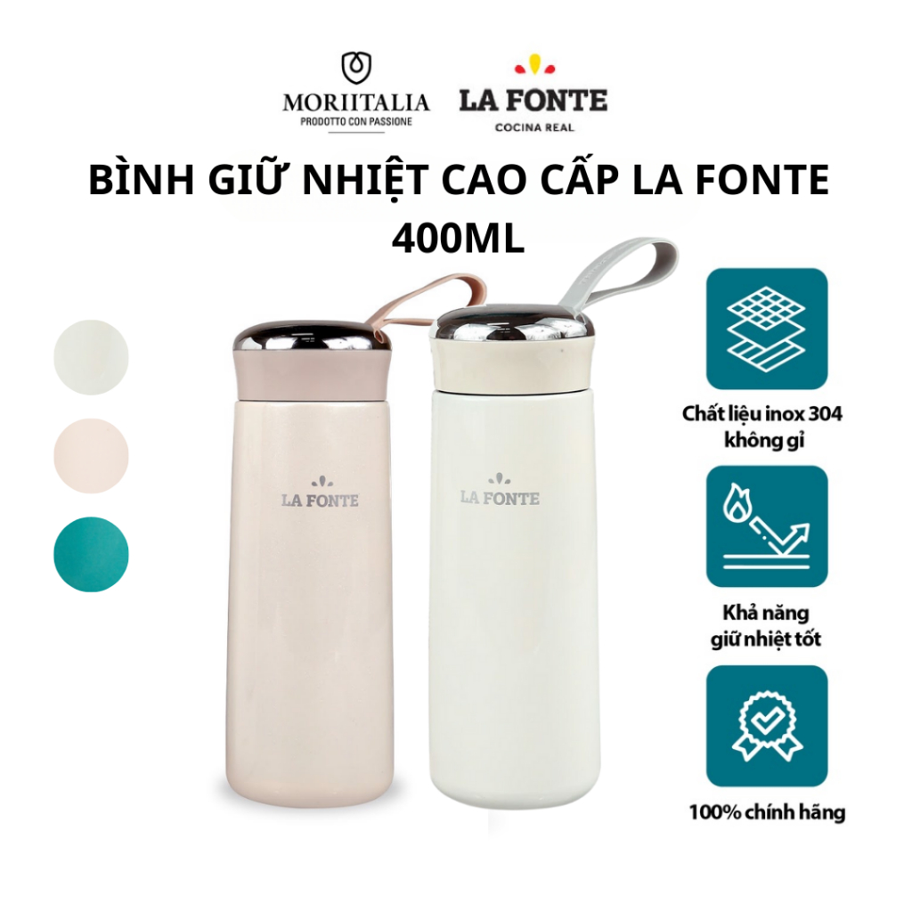 Bình giữ nhiệt La Fonte 400ml - 006637