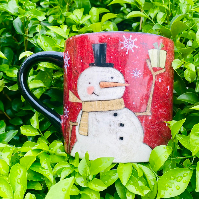 Ly Giáng sinh Christmas Snowman dung tích lớn 550ml