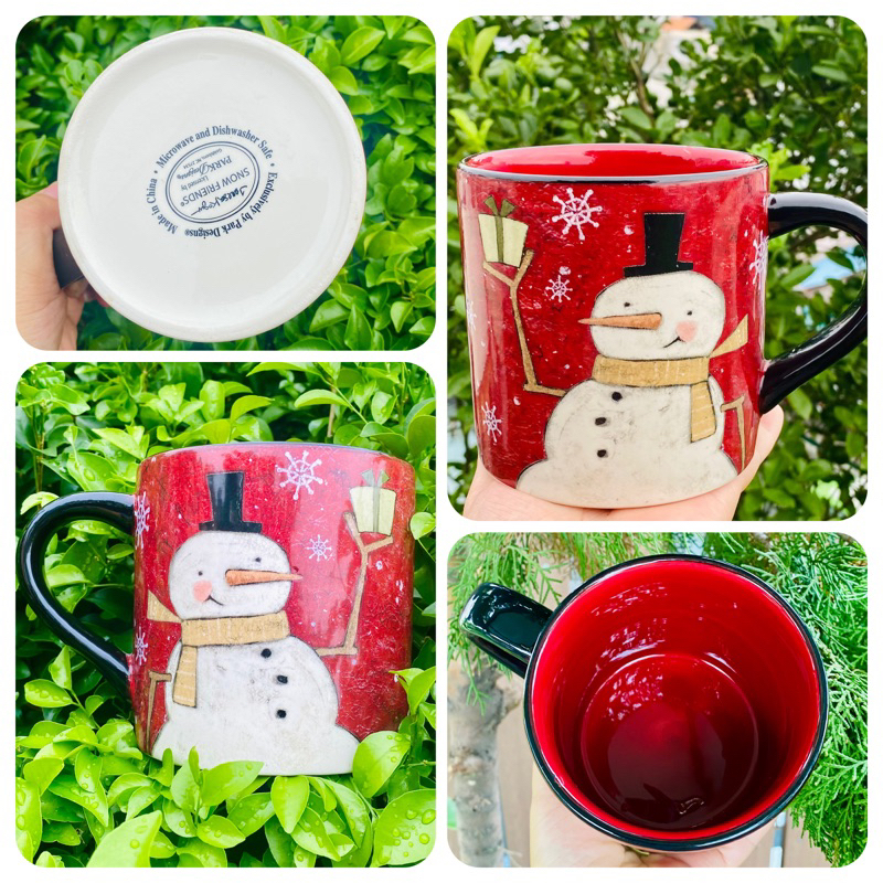 Ly Giáng sinh Christmas Snowman dung tích lớn 550ml