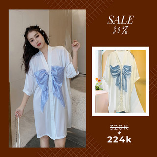 SALE LẺ SIZE CHỈ CÒN 1-2SP Đầm lụa mặc nhà phong cách tiểu thư sang chảnh chất siêu đẹp - HNN413