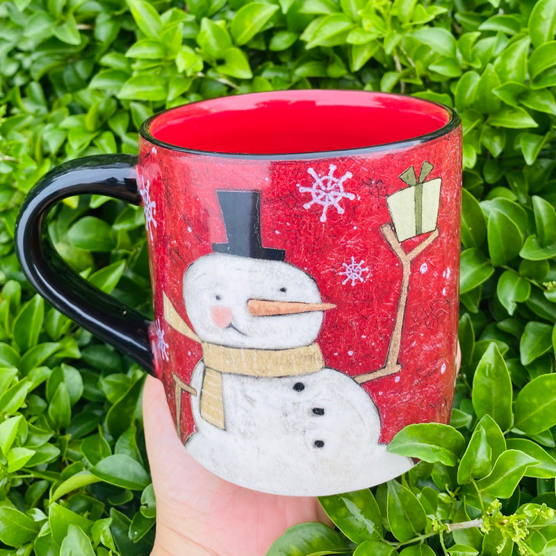 Ly Giáng sinh Christmas Snowman dung tích lớn 550ml