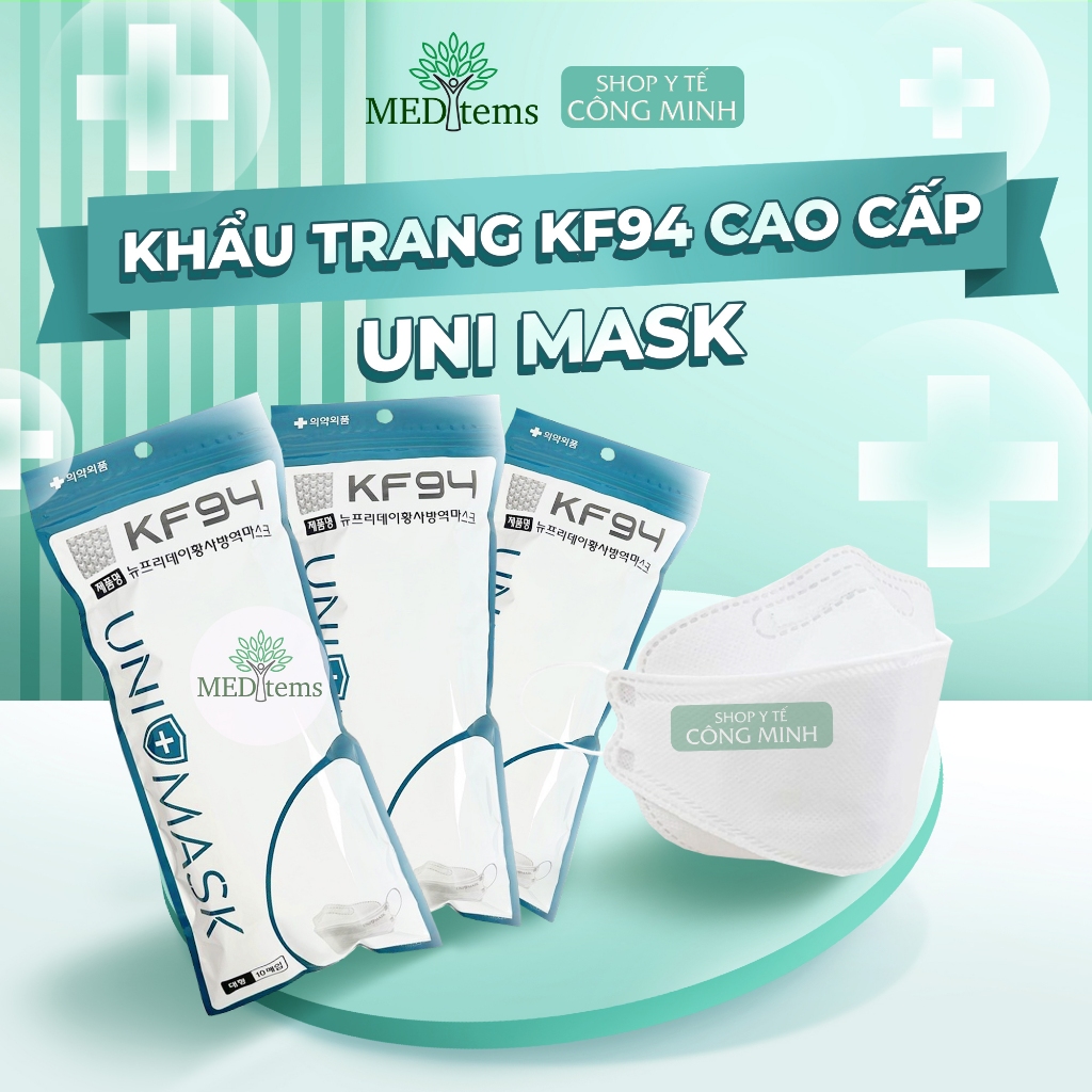 Khẩu trang KF94 Unimask 10 cái/túi