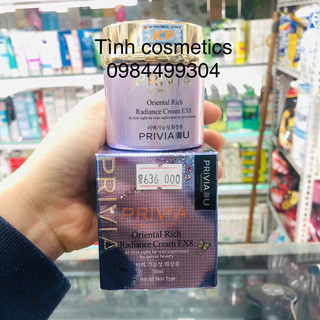 Kem dưỡng Privia Oriental Rich Radiance Cream EX8, dưỡng ẩm, trắng sáng da, chống nhăn da,chống lão hóa 50ml