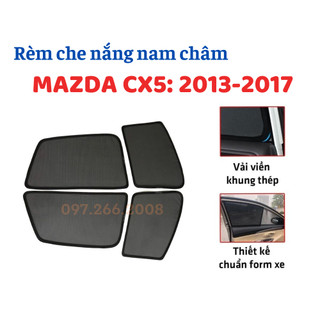 Rèm che nắng xe mazda cx5 cx-5 2013 2014 2015 2016 2017- có nam châm hít, che nắng tốt
